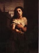 Hugues Merle A Beggar Woman oil painting